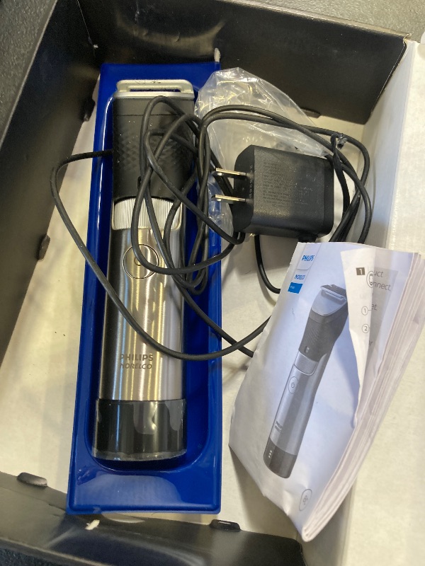 Photo 1 of Philips Norelco Series 9000, Ultimate Precision Beard and Hair Trimmer with Beard Sense Technology for an Even Trim, BT9810/40