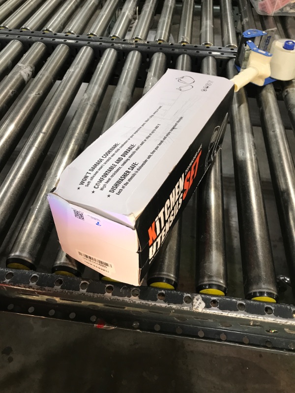 Photo 1 of Large Silicone Cooking Utensils Set - Heat Resistant Kitchen Utensils Sets,Spatula,Spoon,Turner Tongs,Brush,Whisk,Stainless Steel Silicone Cooking Utensil for Nonstick Cookware Dishwasher Safe (Black)