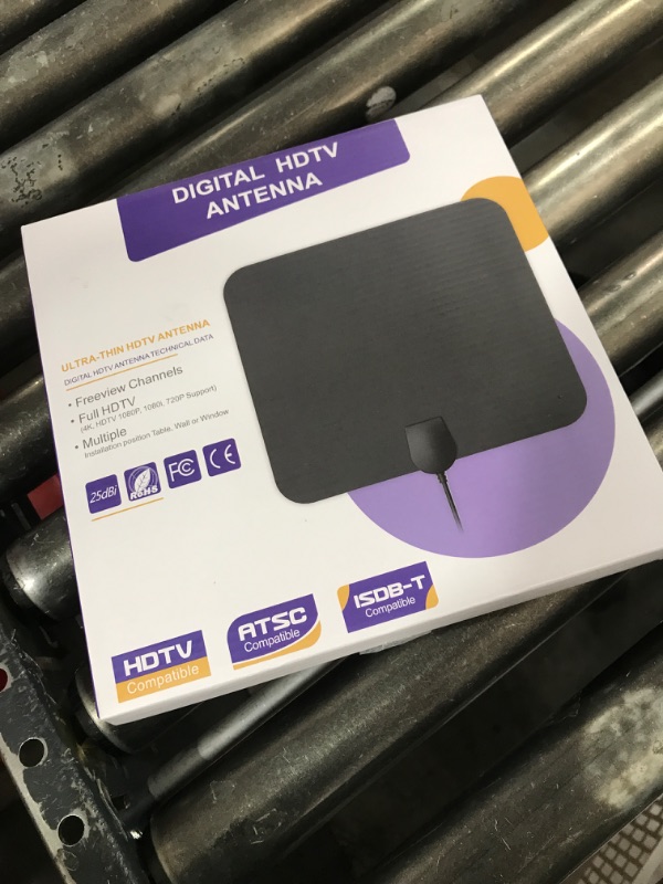 Photo 1 of TV Antenna Indoor Long Range 900 Miles, Supports 4K 1080p Smart TV Signal Reception with Signal Amplifier 16ft HDTV Coax Cable