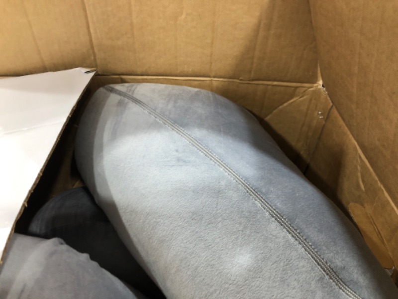 Photo 1 of MOON PARK Pregnancy Pillows for Sleeping - U Shaped Full Body Maternity Pillow with Removable Cover - Support for Back, Legs, Belly, HIPS - 57 Inch Pregnancy Pillow for Women - Grey