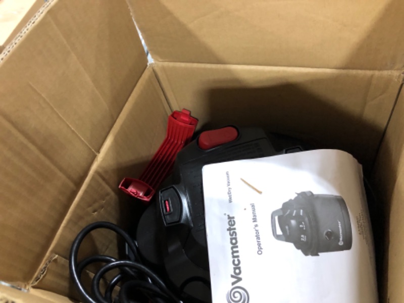 Photo 1 of Vacmaster 2.5-Gallon* 2 Peak HP Wall Mountable Wet/Dry Vacuum – VOM205P 1101