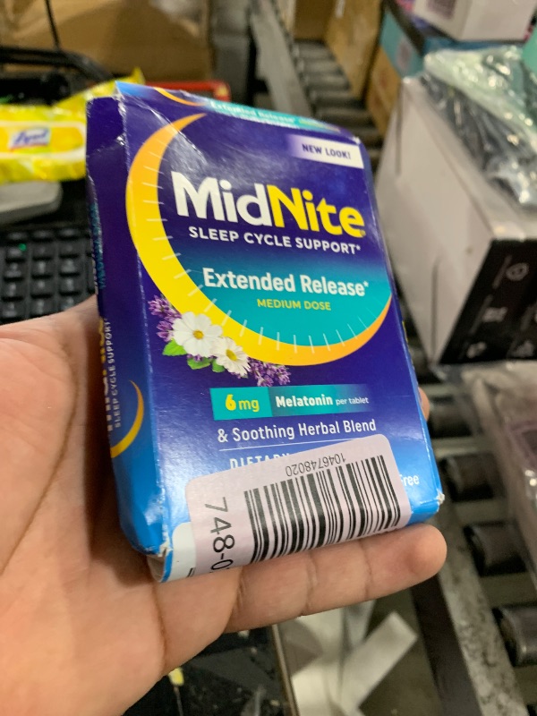 Photo 1 of Midnite, Extended Release Melatonin Drug Free, 30 Count