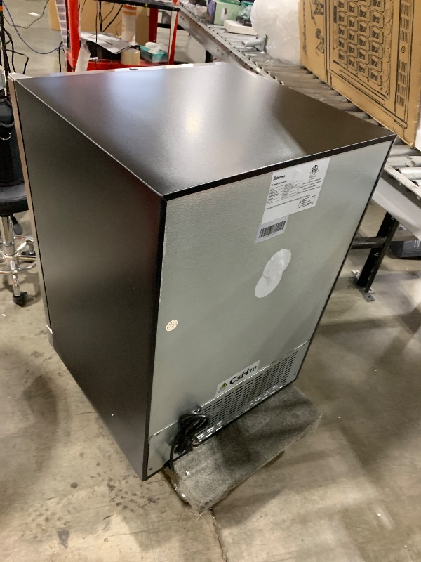 Photo 1 of 24 Inch Under Counter Beverage Fridge -Max 164Cans Capacity Drink cooler,Wide 24''Perfectly for Built in Space, Adjustable shelves for any size beverage/beer/soda Transparent door Refrigerator