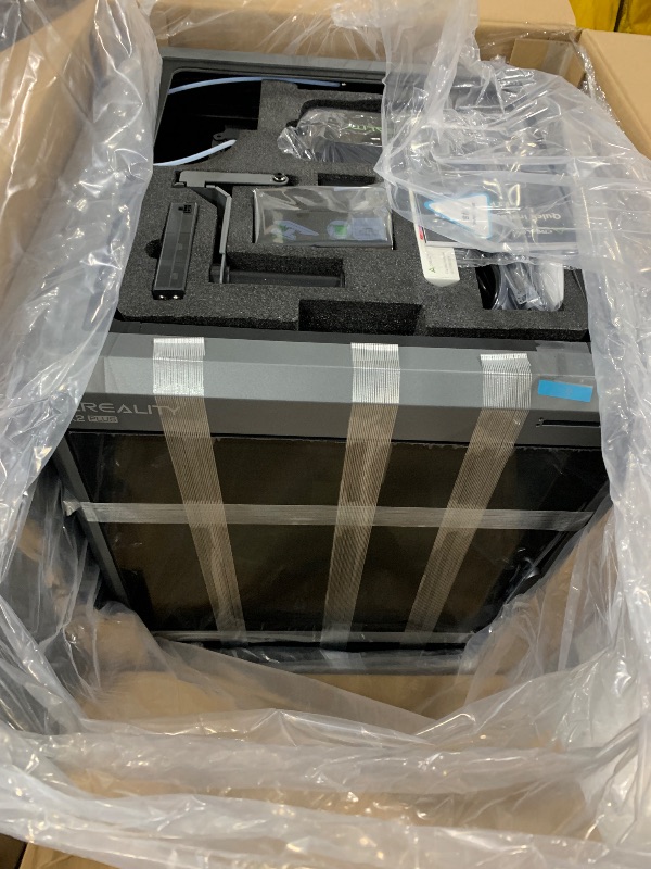 Photo 1 of Creality K2 Plus Combo 3D Printer, Multi Color Printing with New CFS, Max 600mm/s Printing Speed, Full-auto Leveling, Next-Gen Direct Drive Extruder, Dual Al Camera, Build Volume 350 * 350 * 350mm