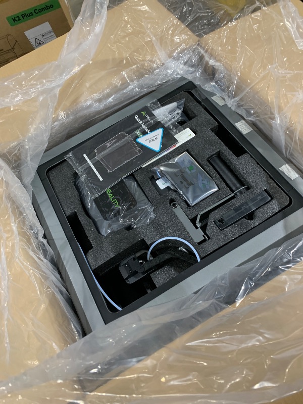 Photo 1 of Creality K2 Plus Combo 3D Printer, Multi Color Printing with New CFS, Max 600mm/s Printing Speed, Full-auto Leveling, Next-Gen Direct Drive Extruder, Dual Al Camera, Build Volume 350 * 350 * 350mm