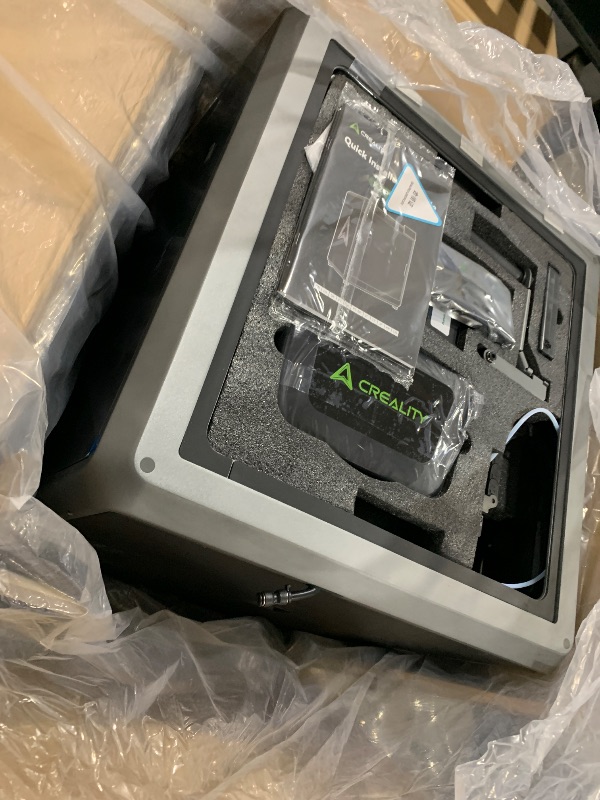 Photo 1 of Creality K2 Plus Combo 3D Printer, Multi Color Printing with New CFS, Max 600mm/s Printing Speed, Full-auto Leveling, Next-Gen Direct Drive Extruder, Dual Al Camera, Build Volume 350 * 350 * 350mm
