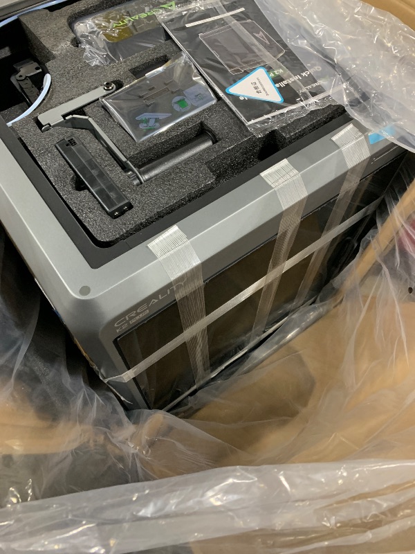 Photo 1 of Creality K2 Plus Combo 3D Printer, Multi Color Printing with New CFS, Max 600mm/s Printing Speed, Full-auto Leveling, Next-Gen Direct Drive Extruder, Dual Al Camera, Build Volume 350 * 350 * 350mm