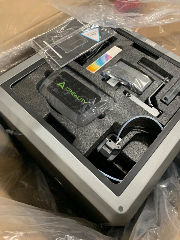 Photo 1 of Creality K2 Plus Combo 3D Printer, Multi Color Printing with New CFS, Max 600mm/s Printing Speed, Full-auto Leveling, Next-Gen Direct Drive Extruder, Dual Al Camera, Build Volume 350 * 350 * 350mm