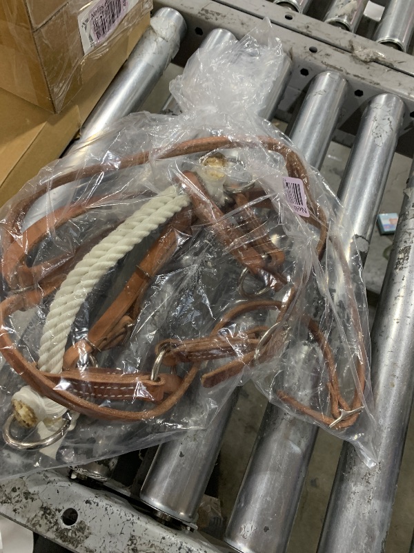 Photo 1 of Weaver Leather Harness Leather Side Pull, Double Rope, Russet, Average
