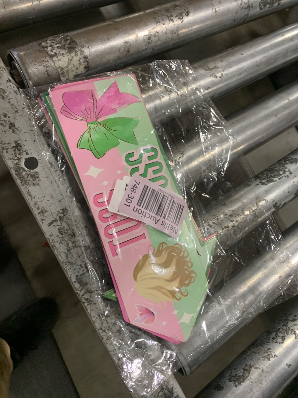 Photo 1 of Witch Birthday Party Decorations Pink and Green Welcome Sign Party Supplies Direction Signs Decor Photo Booth Props for Home Decorations
