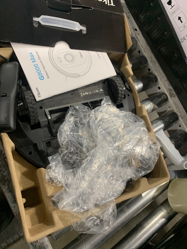 Photo 1 of Tikom Robot Vacuum and Mop Combo, 5000Pa Robotic Vacuum Cleaner, 150 Min Max, App & Remote Control, Idear for Hard Floor, Carpet, Pet Hair, Self-Charge(G8000 Max)