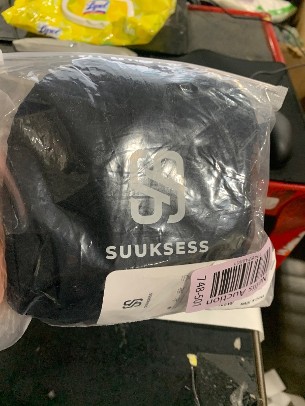 Photo 1 of SUUKSESS Women 2 Piece Open Back Strappy Sports Bra Pack Twist Front V Neck Padded Workout Crops (#2 Dark Brown & Black, S)