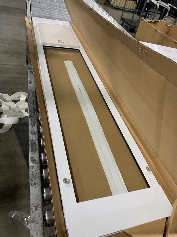 Photo 1 of Ideal Pet Products Aluminum Pet Patio Door, Adjustable Height 77-5/8" to 80-3/8", 10-1/2" x 15" Flap Size, White