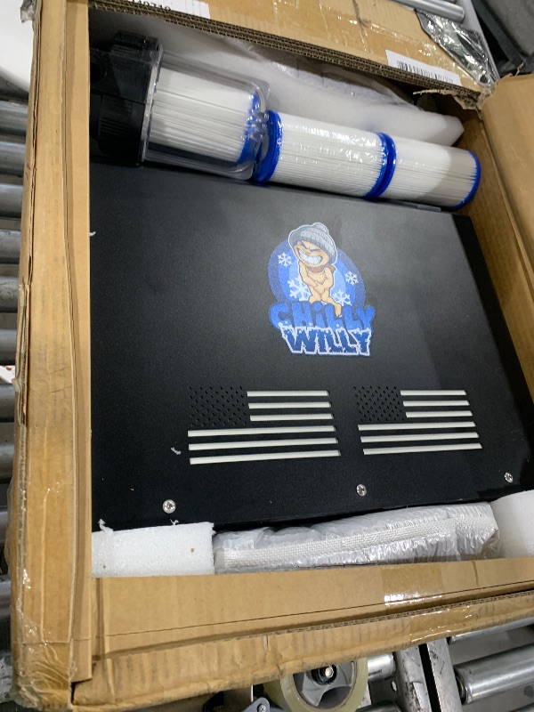 Photo 1 of Chilly Willy Cold Plunge Water Chiller (1 HP) - Ice Bath Cooler System - Portable Water Chiller - Cold Plunge Chiller and Filter - Water Cooler for Ice Bath - Rest and Relaxation Gifts