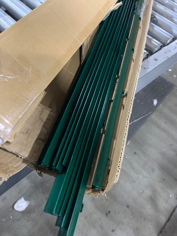 Photo 1 of G-LEAF 6-Ft Sturdy Metal Tomato Garden Stakes Cage Plastic Coated Steel Tube Plant Sticks for Tomato,Cucumber, Bean,Tree,Pack of 50