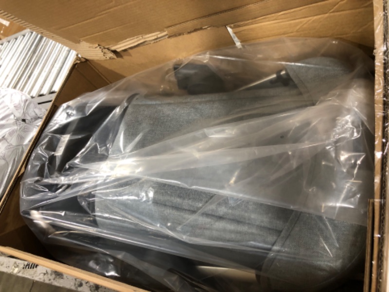 Photo 1 of UPPAbaby RumbleSeat V2+ Second Lower Seat/Compatible with Vista V2 and Vista V3 / Adapters, Bumper Bar, Bug Shield Included/Gregory (Blue Mélange/Silver Frame/Saddle Leather)