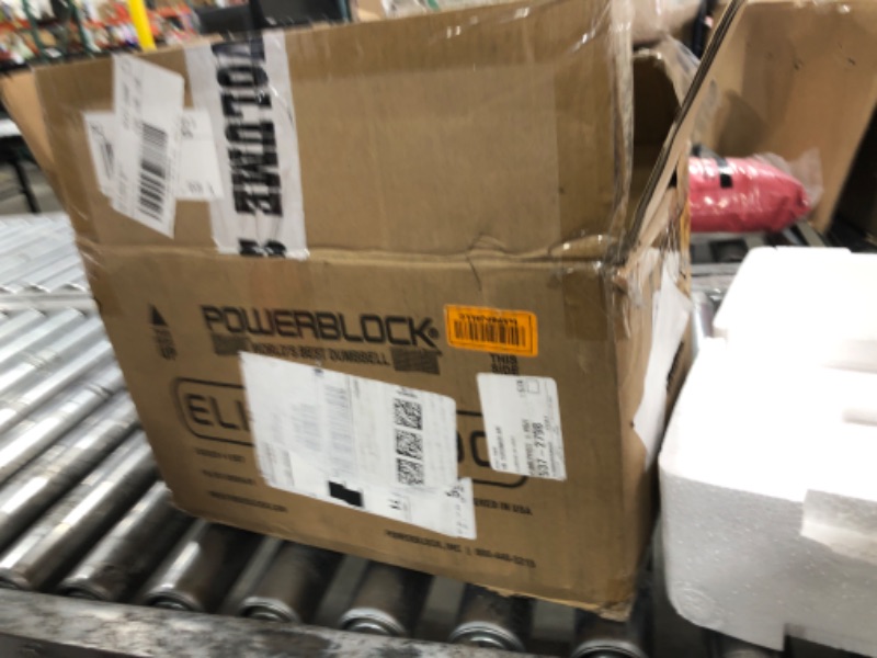 Photo 1 of PowerBlock Elite EXP Adjustable Dumbbells, Sold in Pairs, Stage 1, 5-50 lb. Dumbbells, Durable Steel Build, Innovative Workout Equipment, All-in-One Dumbbells, Expandable with Expansion Kits