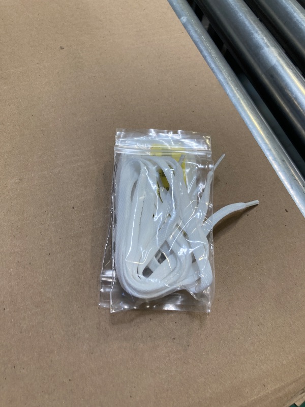 Photo 1 of 2 pairs of sneaker shoe laces white 