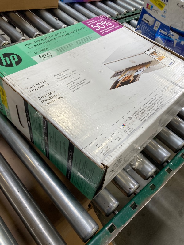 Photo 1 of HP Envy 6155e Wireless All-in-One Color Inkjet Printer, Print, scan, Copy, Duplex Printing Best-for-Home, 3 month Instant Ink trial included (714L5A)