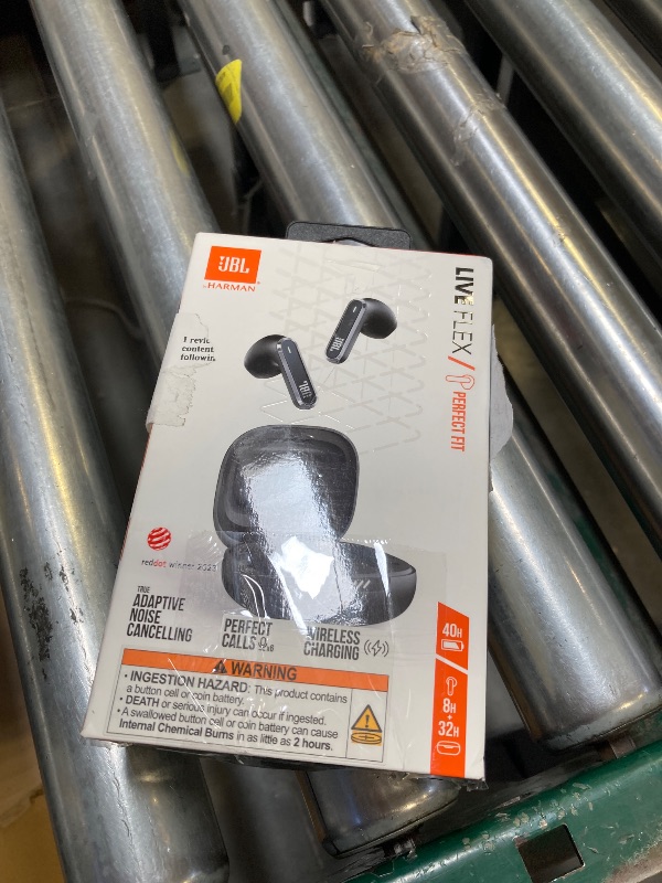 Photo 1 of JBL JBLTFLEXBLKAM Live Flex Perfect Fit Ear Buds (Black)
