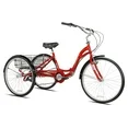 Photo 1 of  Brake need adjustment---26" Kent Bicycles Monterey 7-Speed Folding Unisex Adult Tricycle, Red