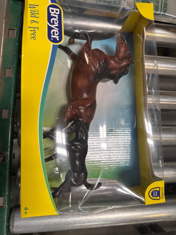 Photo 1 of Breyer Horses Freedom Series Wild and Free | Horse and Foal Set | Horse Toy | 9.75" x 7" | 1:12 Scale | Model #62227