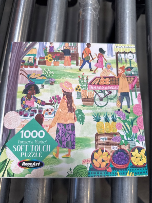 Photo 1 of RoseArt - Soft Touch - Farmer's Market - 1000 Piece Jigsaw Puzzle for Adults