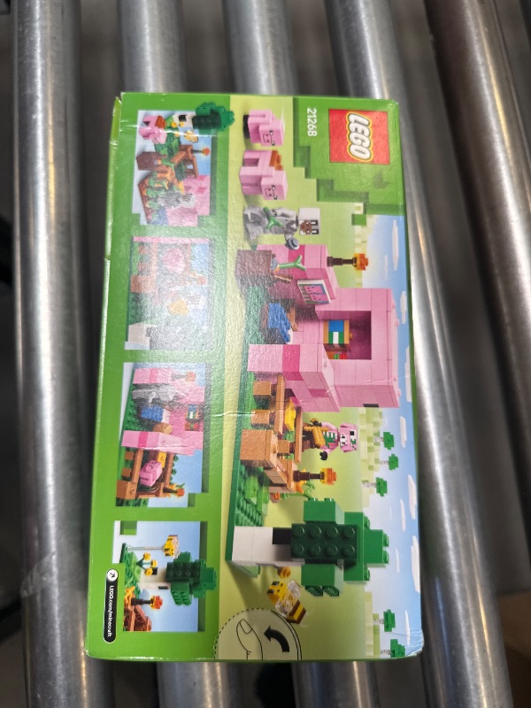 Photo 1 of LEGO Minecraft The Baby Pig House Toy Figures and Playset - Building Minecraft Toy for Kids, Boys and Girls, Ages 7+ - Gift for Birthdays - with 2 Minifigures for Pretend Play - 21268
