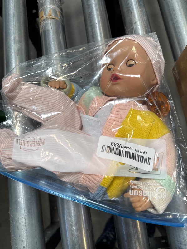 Photo 1 of Gotz 2420561 Muffin Baby Colours - 13" Tall Baby Doll Without Hair and Brown Sleeping Eyes.