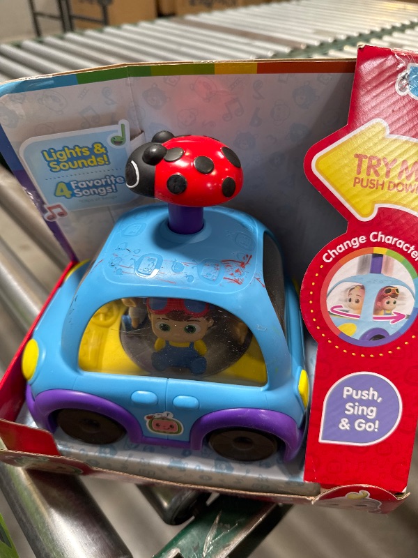 Photo 1 of CoComelon Push ‘N Sing Family Car - Interactive Musical Light-Up Car - Fan Favorite Characters and Song Clips - Toys for Toddlers and Preschoolers