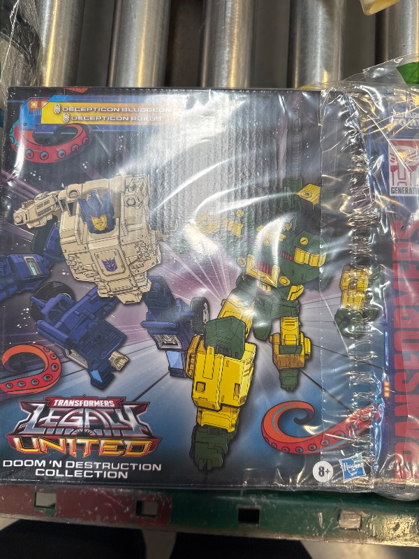 Photo 1 of Transformers Legacy United Doom ‘n Destruction Collection, Bludgeon & Rukus, Mayhem Attack Squad Converting Action Figure 2-Pack, 8+ (Amazon Exclusive)