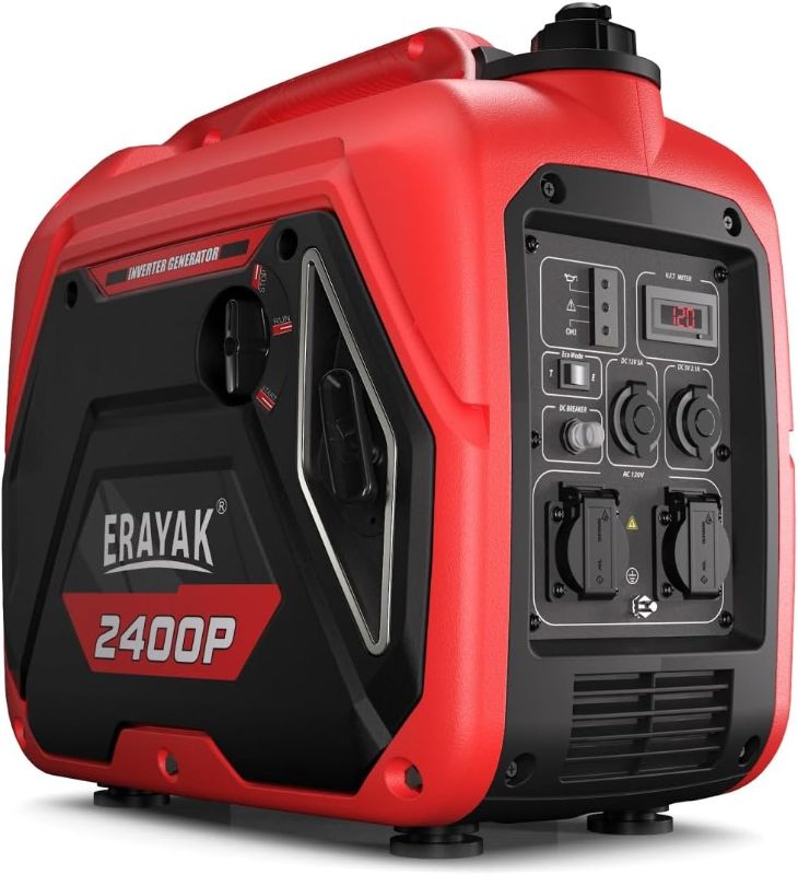Photo 1 of Erayak 2400W Tri-Fuel Inverter Generator - Quiet, Reliable Power for RV & Home