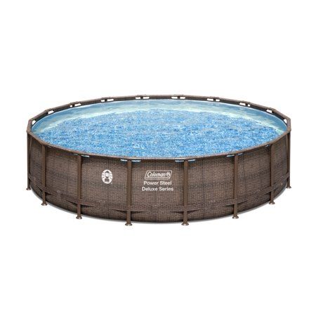 Photo 1 of Coleman Power Steel 18’ X 48” Round Metal Frame Above Ground Pool Set