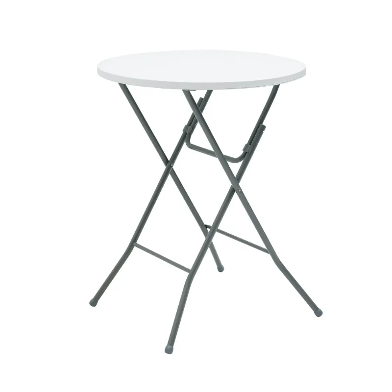 Photo 1 of Mainstays 31" Round High-Top Folding Table, White
