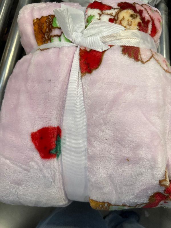 Photo 1 of Strawberry Shortcake Plush Throw 60x70
