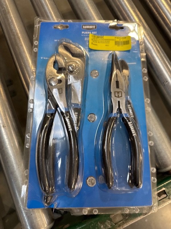 Photo 1 of HART 4-Piece Pliers Set, Chrome Vanadium Steel and Chrome Nickel Steel