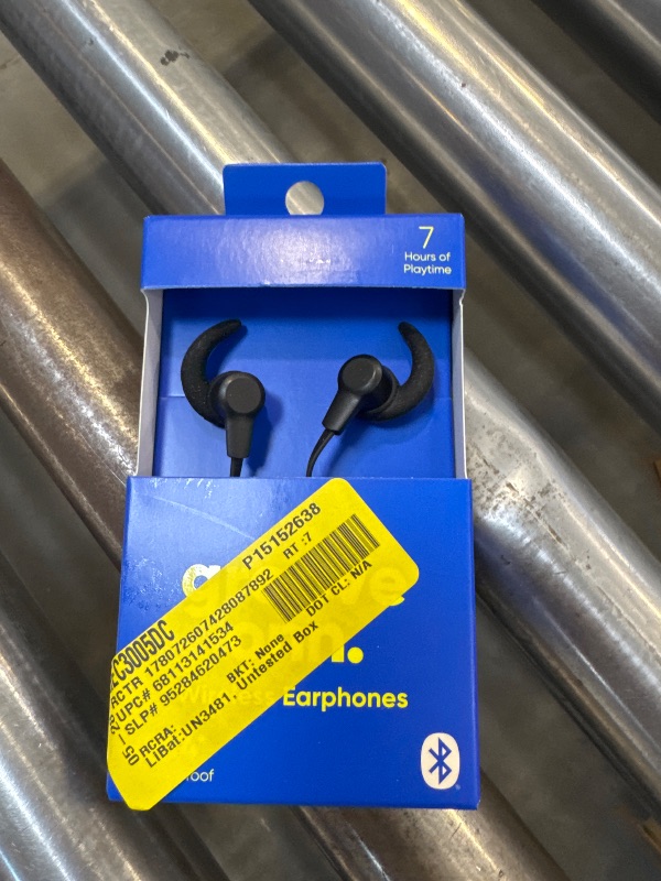 Photo 1 of New - Onn. Wireless Earphones-7 Hours Playtime Black New
