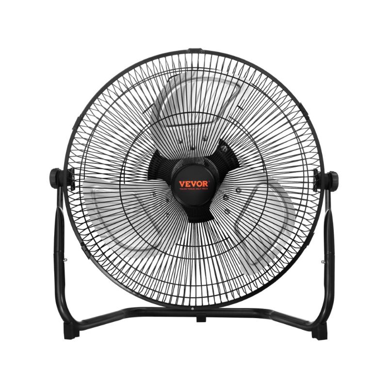 Photo 1 of 14 Inch Floor Fan 3 Speeds 360° Adjustable Tilt High-Velocity Industrial Fan