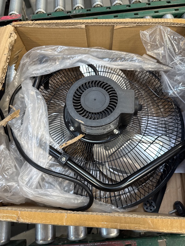 Photo 1 of 14 Inch Floor Fan 3 Speeds 360° Adjustable Tilt High-Velocity Industrial Fan
