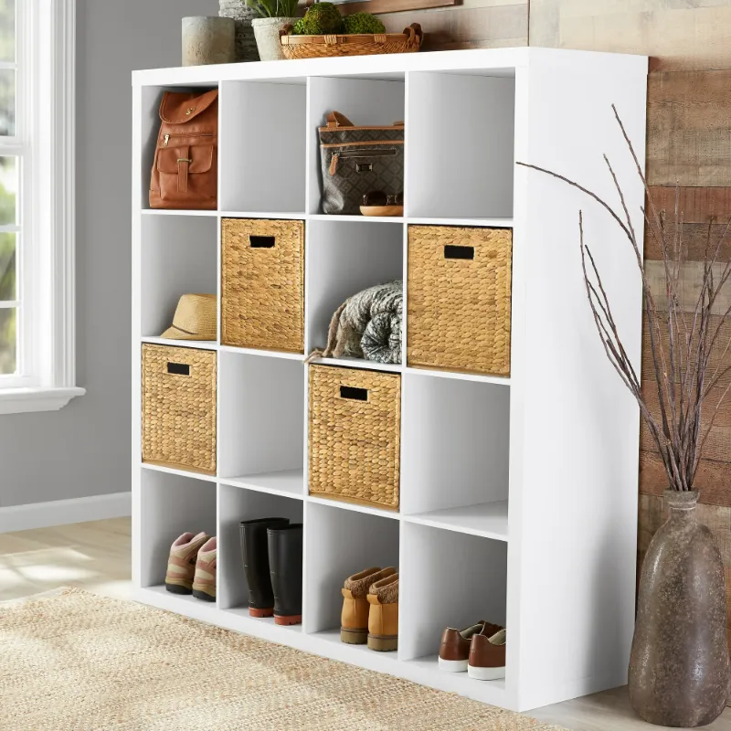 Photo 1 of FOR PARTS ONLY- Better Homes & Gardens 16 Cube Storage Organizer, White Texture