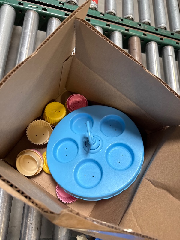 Photo 1 of Green Toys Cupcake Set - 16 Piece Pretend Play, Motor Skills, Language & Communication Kids Role Play Toy. No BPA, phthalates, PVC. Dishwasher Safe, Recycled Plastic, Made in USA.