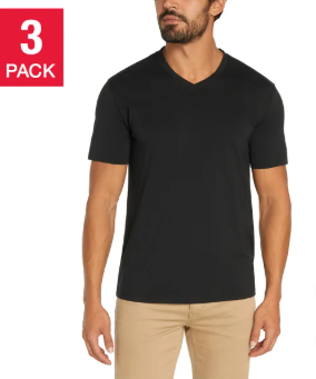 Photo 1 of Banana Republic Men's V-Neck Tee, 3-pack mED
