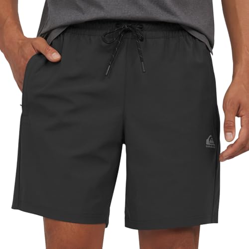 Photo 1 of Quiksilver Men's Comfort Stretch Dry Flight Active Short (US, Alpha, Medium, Regular, Regular, Gray)B MED