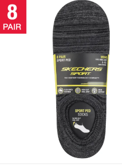 Photo 1 of Skechers Men's Sport Ped Sock, 8-pair
