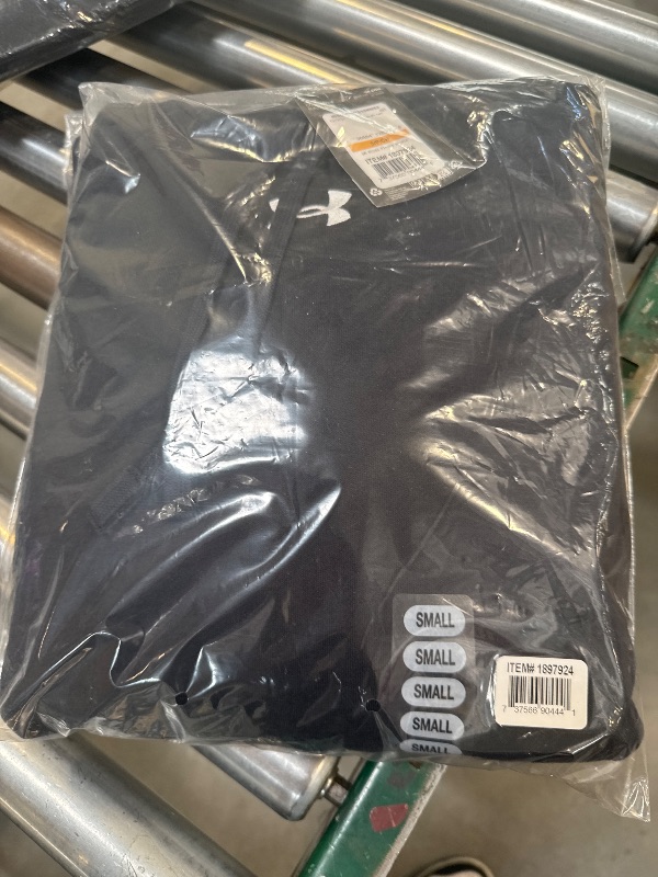 Photo 1 of NEW Under Armour Mens S UA Rival Fleece Hoodie Black Loose Fit Cotton
