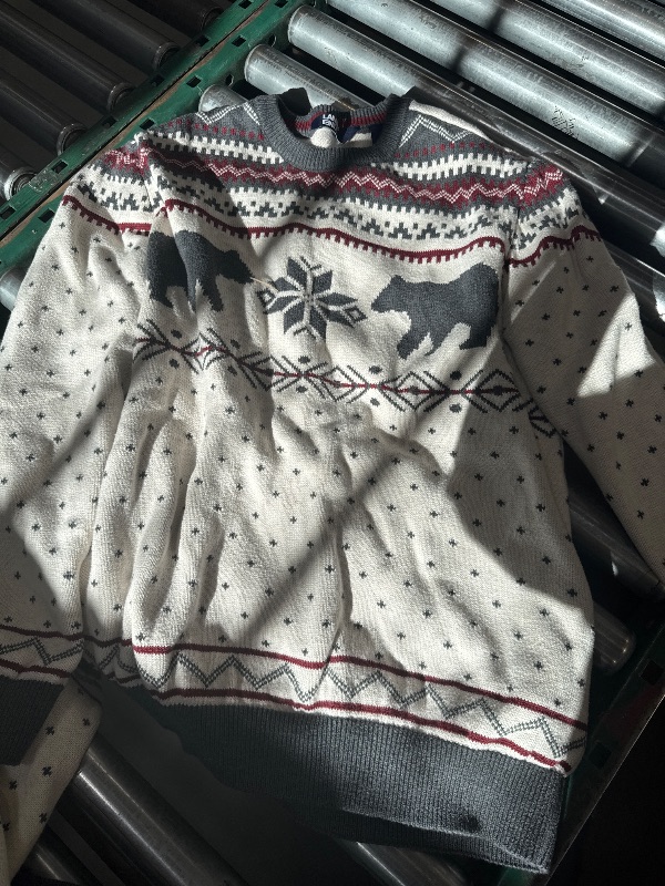 Photo 1 of Lands End kids Family Holiday Sweater xl