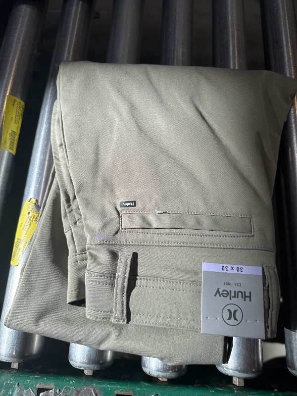 Photo 1 of Hurley Men's Tech Pants (US, Waist Inseam, 30, 30, Regular, Regular, Green)
