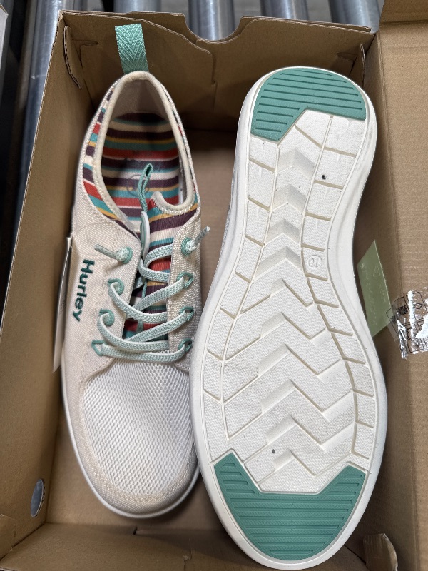 Photo 1 of Hurley Women's Bungee CASTAIC Sneaker, Size10, BEIGE, New
