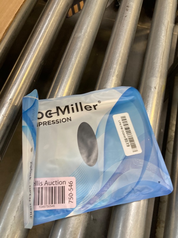 Photo 1 of Doc Miller Open Toe Compression Socks, 20-30 mmHg, Toeless, Support Circulation, Shin Splints, Calf Recovery, Post Op, Knee High, Medical Grade, Black Socks, Medium Size for Men & Women, Pair