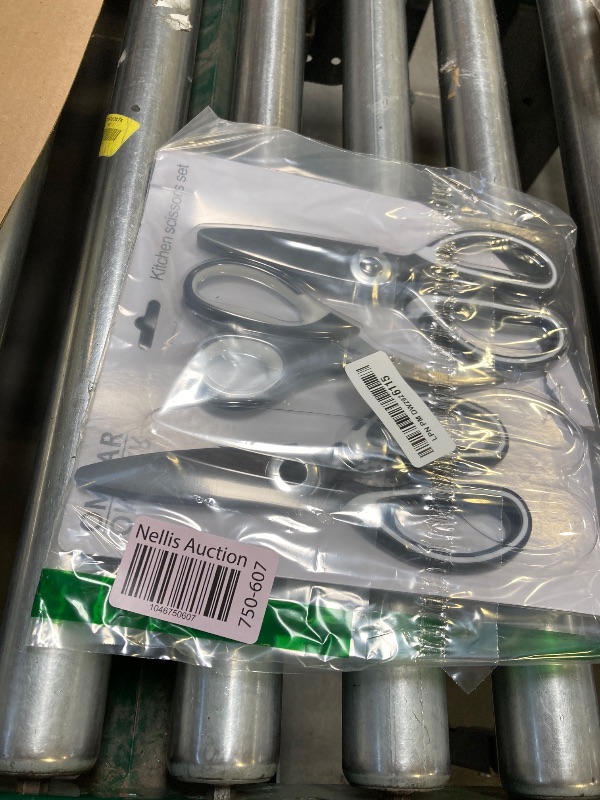 Photo 1 of OMDAR Kitchen Scissors All Purpose 3 Pack - Heavy Duty Stainless Steel Cooking Shears for Cutting Meat, Food, Fish, Poultry Multipurpose Sharp Sissors for Dishwasher Safe